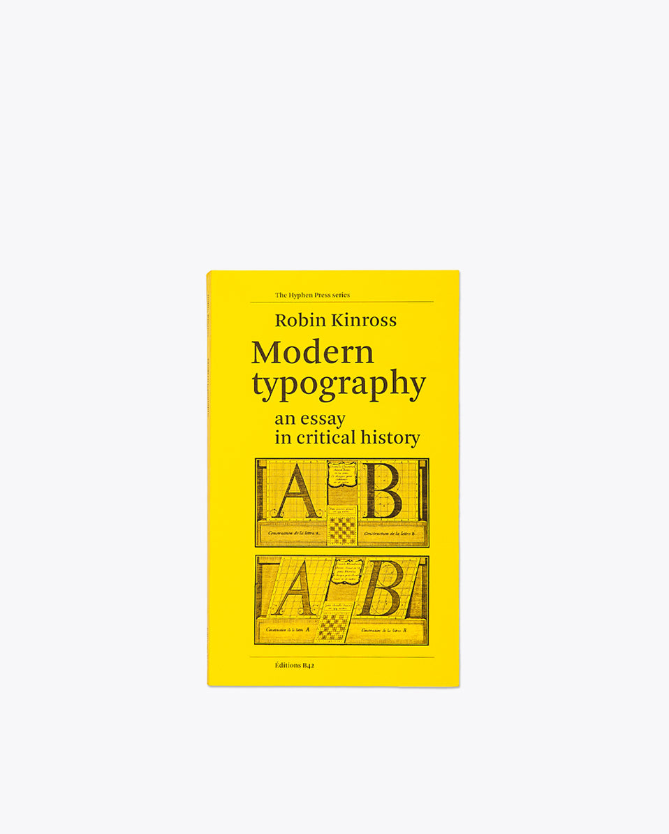 Modern Typography - Robin Kinross